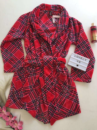 Imagen de Victoria's Secret  Robe Roja Cuadros XS